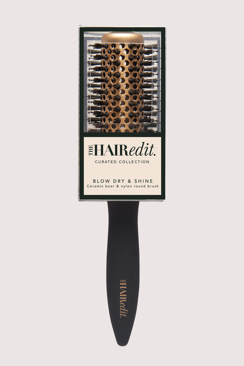 Blow Dry & Shine Boar & Nylon Round Brush