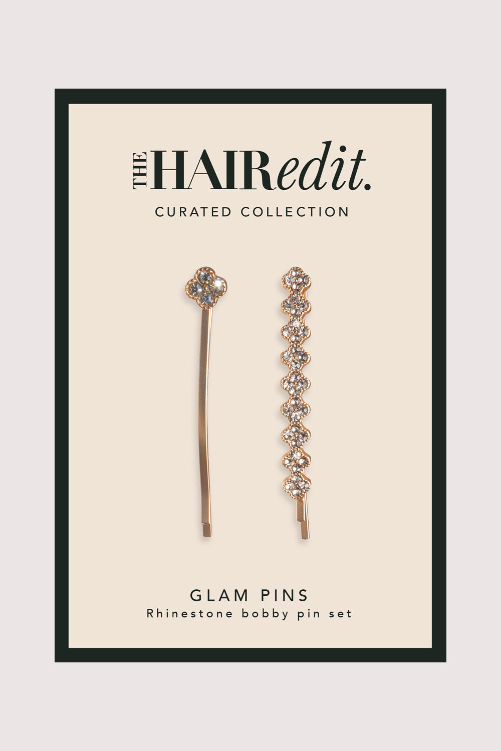Rhinestone hair pins perfect for giving your fancy updo an even