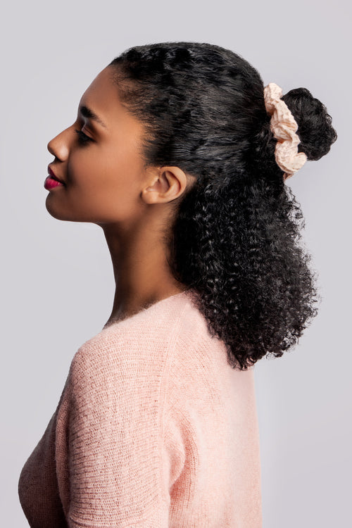 Hygge Ribbon Waffle Scrunchie