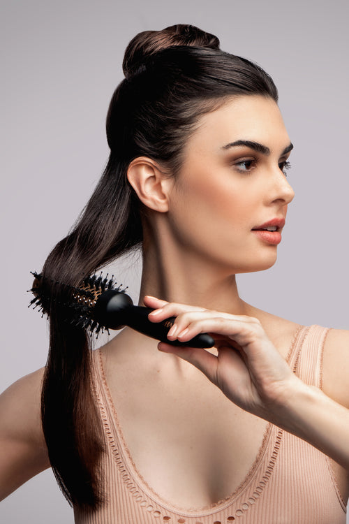 Blow Dry & Shine Boar & Nylon Round Brush