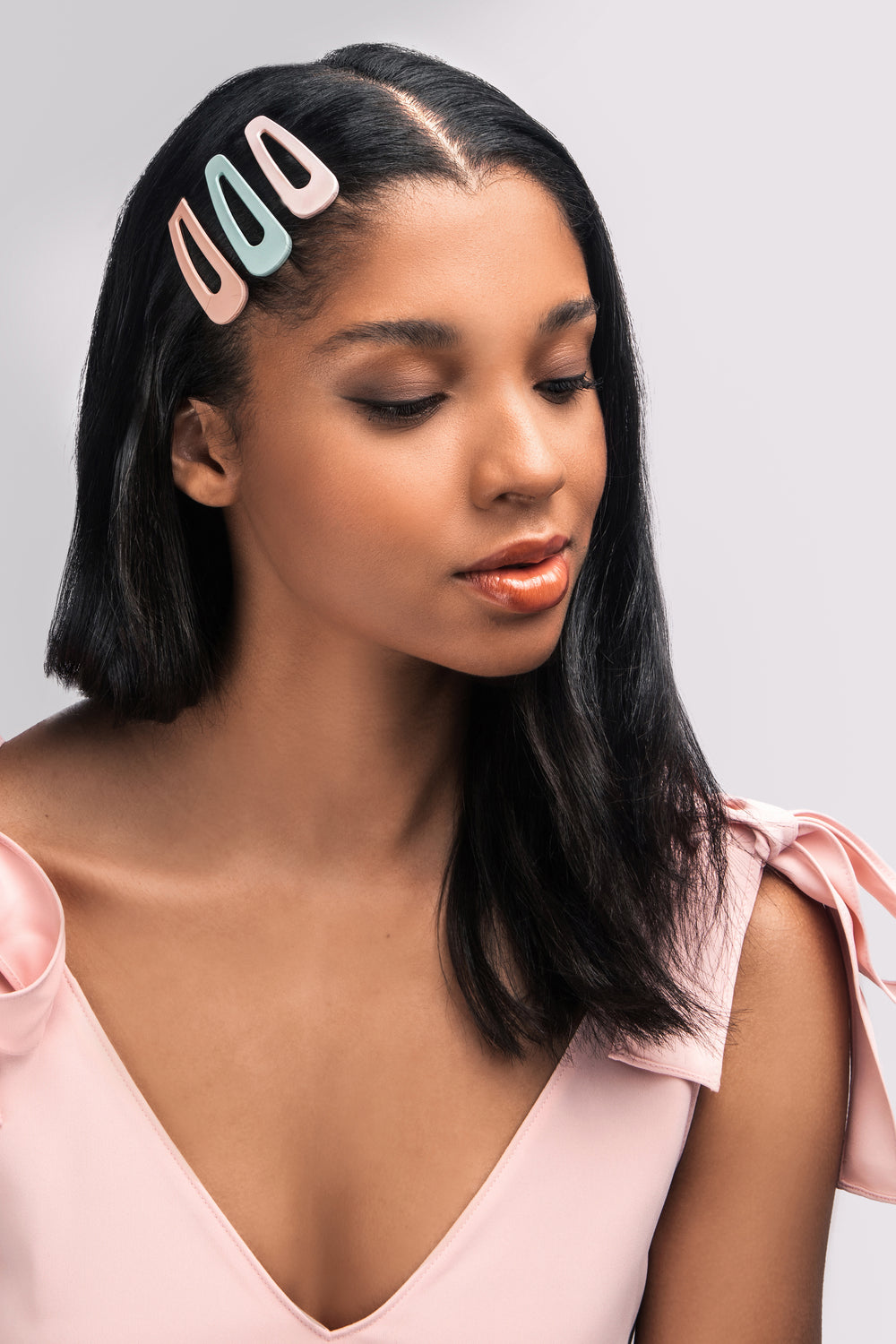 Pastel Snap Hair Clip Set - 3 Pack